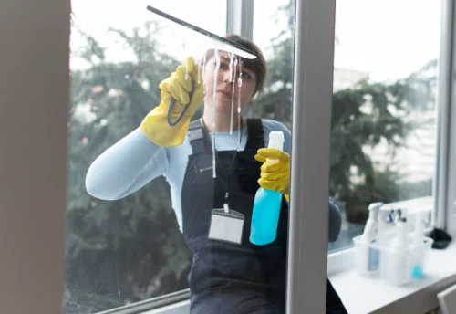 Nettoyage de vitres intérieures et extérieures à Chambon